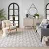 image:imageNourison Home Aloha Ivory Grey 53 x 75 Area Rug  Easy Clean Non Shedding Bed Room Living Room Dining Room Kitchen 5 x 8Grey