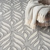 image:imageNourison Home Aloha Ivory Grey 53 x 75 Area Rug  Easy Clean Non Shedding Bed Room Living Room Dining Room Kitchen 5 x 8Grey