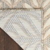 image:imageNourison Home Aloha Ivory Grey 53 x 75 Area Rug  Easy Clean Non Shedding Bed Room Living Room Dining Room Kitchen 5 x 8Ivory Grey