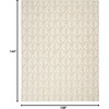 image:imageNourison Home Aloha Ivory Grey 53 x 75 Area Rug  Easy Clean Non Shedding Bed Room Living Room Dining Room Kitchen 5 x 8Ivory Grey