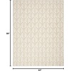 image:imageNourison Home Aloha Ivory Grey 53 x 75 Area Rug  Easy Clean Non Shedding Bed Room Living Room Dining Room Kitchen 5 x 8Ivory Grey