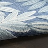 image:imageNourison Home Aloha Ivory Navy 710 x 106 Area Rug  Easy Clean Non Shedding Bed Room Living Room Dining Room Kitchen 8 x 11Blue