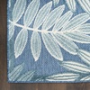 image:imageNourison Home Aloha Ivory Navy 710 x 106 Area Rug  Easy Clean Non Shedding Bed Room Living Room Dining Room Kitchen 8 x 11Blue