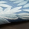 image:imageNourison Home Aloha Ivory Navy 710 x 106 Area Rug  Easy Clean Non Shedding Bed Room Living Room Dining Room Kitchen 8 x 11Blue