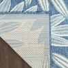 image:imageNourison Home Aloha Ivory Navy 710 x 106 Area Rug  Easy Clean Non Shedding Bed Room Living Room Dining Room Kitchen 8 x 11Blue