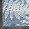 image:imageNourison Home Aloha Ivory Navy 710 x 106 Area Rug  Easy Clean Non Shedding Bed Room Living Room Dining Room Kitchen 8 x 11Blue