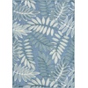 image:imageNourison Home Aloha Ivory Navy 710 x 106 Area Rug  Easy Clean Non Shedding Bed Room Living Room Dining Room Kitchen 8 x 11Blue