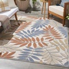 image:imageNourison Home Aloha Ivory Navy 710 x 106 Area Rug  Easy Clean Non Shedding Bed Room Living Room Dining Room Kitchen 8 x 11Blue Mocha