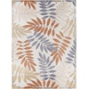 image:imageNourison Home Aloha Ivory Navy 710 x 106 Area Rug  Easy Clean Non Shedding Bed Room Living Room Dining Room Kitchen 8 x 11Blue Mocha