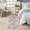 image:imageNourison Home Aloha Ivory Navy 710 x 106 Area Rug  Easy Clean Non Shedding Bed Room Living Room Dining Room Kitchen 8 x 11Blue Mocha