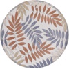image:imageNourison Home Aloha Ivory Navy 710 x 106 Area Rug  Easy Clean Non Shedding Bed Room Living Room Dining Room Kitchen 8 x 11Blue Mocha