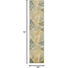 image:imageNourison Home Aloha Ivory Navy 710 x 106 Area Rug  Easy Clean Non Shedding Bed Room Living Room Dining Room Kitchen 8 x 11Green Multicolor