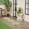 image:imageNourison Home Aloha Ivory Navy 710 x 106 Area Rug  Easy Clean Non Shedding Bed Room Living Room Dining Room Kitchen 8 x 11Green Multicolor