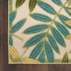 image:imageNourison Home Aloha Ivory Navy 710 x 106 Area Rug  Easy Clean Non Shedding Bed Room Living Room Dining Room Kitchen 8 x 11Green Multicolor