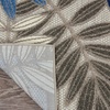 image:imageNourison Home Aloha Ivory Navy 710 x 106 Area Rug  Easy Clean Non Shedding Bed Room Living Room Dining Room Kitchen 8 x 11Grey Blue