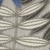 image:imageNourison Home Aloha Ivory Navy 710 x 106 Area Rug  Easy Clean Non Shedding Bed Room Living Room Dining Room Kitchen 8 x 11Grey Blue