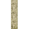 image:imageNourison Home Aloha Ivory Navy 710 x 106 Area Rug  Easy Clean Non Shedding Bed Room Living Room Dining Room Kitchen 8 x 11Ivory Green