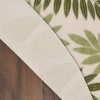image:imageNourison Home Aloha Ivory Navy 710 x 106 Area Rug  Easy Clean Non Shedding Bed Room Living Room Dining Room Kitchen 8 x 11Ivory Green