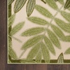 image:imageNourison Home Aloha Ivory Navy 710 x 106 Area Rug  Easy Clean Non Shedding Bed Room Living Room Dining Room Kitchen 8 x 11Ivory Green