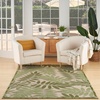 image:imageNourison Home Aloha Ivory Navy 710 x 106 Area Rug  Easy Clean Non Shedding Bed Room Living Room Dining Room Kitchen 8 x 11Ivory Green