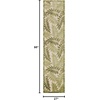image:imageNourison Home Aloha Ivory Navy 710 x 106 Area Rug  Easy Clean Non Shedding Bed Room Living Room Dining Room Kitchen 8 x 11Ivory Green