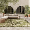 image:imageNourison Home Aloha Ivory Navy 710 x 106 Area Rug  Easy Clean Non Shedding Bed Room Living Room Dining Room Kitchen 8 x 11Ivory Green
