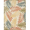 image:imageNourison Home Aloha Ivory Navy 710 x 106 Area Rug  Easy Clean Non Shedding Bed Room Living Room Dining Room Kitchen 8 x 11Ivory Rose