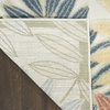 image:imageNourison Home Aloha Ivory Navy 710 x 106 Area Rug  Easy Clean Non Shedding Bed Room Living Room Dining Room Kitchen 8 x 11Ivory Rose