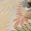 image:imageNourison Home Aloha Ivory Navy 710 x 106 Area Rug  Easy Clean Non Shedding Bed Room Living Room Dining Room Kitchen 8 x 11Ivory Rose