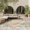 image:imageNourison Home Aloha Ivory Navy 710 x 106 Area Rug  Easy Clean Non Shedding Bed Room Living Room Dining Room Kitchen 8 x 11Ivory Rose