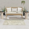 image:imageNourison Home Aloha Ivory Navy 710 x 106 Area Rug  Easy Clean Non Shedding Bed Room Living Room Dining Room Kitchen 8 x 11Ivory Sage