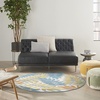 image:imageNourison Home Aloha Ivory Navy 710 x 106 Area Rug  Easy Clean Non Shedding Bed Room Living Room Dining Room Kitchen 8 x 11IvoryMulti