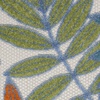 image:imageNourison Home Aloha Ivory Navy 710 x 106 Area Rug  Easy Clean Non Shedding Bed Room Living Room Dining Room Kitchen 8 x 11IvoryMulti