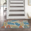 image:imageNourison Home Aloha Ivory Navy 710 x 106 Area Rug  Easy Clean Non Shedding Bed Room Living Room Dining Room Kitchen 8 x 11IvoryMulti