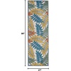 image:imageNourison Home Aloha Ivory Navy 710 x 106 Area Rug  Easy Clean Non Shedding Bed Room Living Room Dining Room Kitchen 8 x 11IvoryMulti