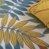 image:imageNourison Home Aloha Ivory Navy 710 x 106 Area Rug  Easy Clean Non Shedding Bed Room Living Room Dining Room Kitchen 8 x 11IvoryMulti