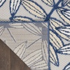 image:imageNourison Home Aloha Ivory Navy 710 x 106 Area Rug  Easy Clean Non Shedding Bed Room Living Room Dining Room Kitchen 8 x 11IvoryNavy