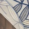 image:imageNourison Home Aloha Ivory Navy 710 x 106 Area Rug  Easy Clean Non Shedding Bed Room Living Room Dining Room Kitchen 8 x 11IvoryNavy