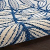 image:imageNourison Home Aloha Ivory Navy 710 x 106 Area Rug  Easy Clean Non Shedding Bed Room Living Room Dining Room Kitchen 8 x 11IvoryNavy