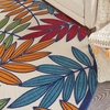 image:imageNourison Home Aloha Ivory Navy 710 x 106 Area Rug  Easy Clean Non Shedding Bed Room Living Room Dining Room Kitchen 8 x 11Multi Color