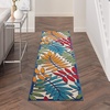 image:imageNourison Home Aloha Ivory Navy 710 x 106 Area Rug  Easy Clean Non Shedding Bed Room Living Room Dining Room Kitchen 8 x 11Multi Color