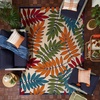 image:imageNourison Home Aloha Ivory Navy 710 x 106 Area Rug  Easy Clean Non Shedding Bed Room Living Room Dining Room Kitchen 8 x 11Multi Color