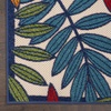 image:imageNourison Home Aloha Ivory Navy 710 x 106 Area Rug  Easy Clean Non Shedding Bed Room Living Room Dining Room Kitchen 8 x 11Multicolour