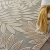 image:imageNourison Home Aloha Ivory Navy 710 x 106 Area Rug  Easy Clean Non Shedding Bed Room Living Room Dining Room Kitchen 8 x 11Natural