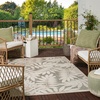 image:imageNourison Home Aloha Ivory Navy 710 x 106 Area Rug  Easy Clean Non Shedding Bed Room Living Room Dining Room Kitchen 8 x 11Natural