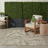 image:imageNourison Home Aloha Ivory Navy 710 x 106 Area Rug  Easy Clean Non Shedding Bed Room Living Room Dining Room Kitchen 8 x 11Natural