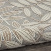 image:imageNourison Home Aloha Ivory Navy 710 x 106 Area Rug  Easy Clean Non Shedding Bed Room Living Room Dining Room Kitchen 8 x 11Natural