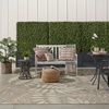 image:imageNourison Home Aloha Ivory Navy 710 x 106 Area Rug  Easy Clean Non Shedding Bed Room Living Room Dining Room Kitchen 8 x 11Natural
