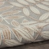 image:imageNourison Home Aloha Ivory Navy 710 x 106 Area Rug  Easy Clean Non Shedding Bed Room Living Room Dining Room Kitchen 8 x 11Natural
