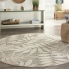 image:imageNourison Home Aloha Ivory Navy 710 x 106 Area Rug  Easy Clean Non Shedding Bed Room Living Room Dining Room Kitchen 8 x 11Natural